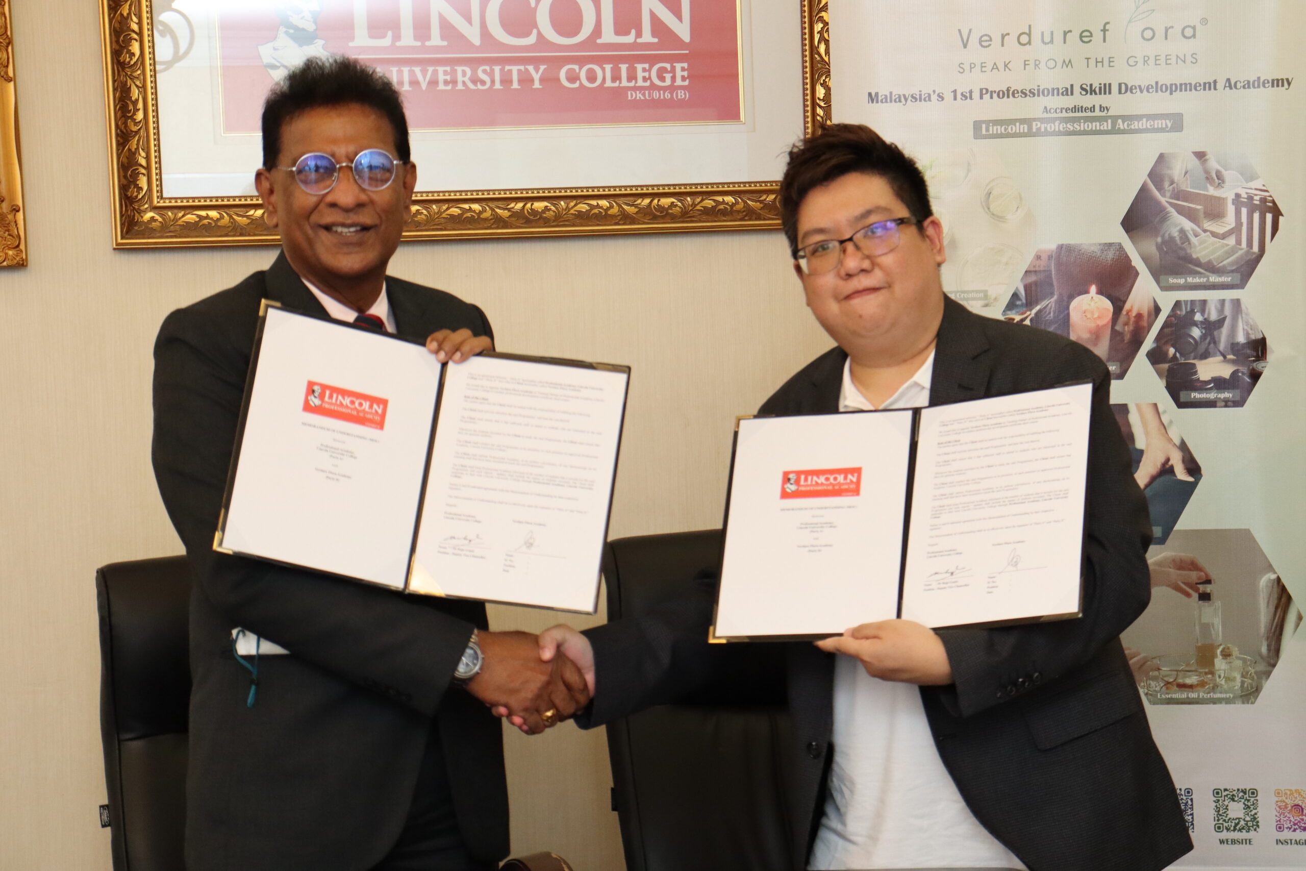 Verdure Flora x Lincoln signing ceremony